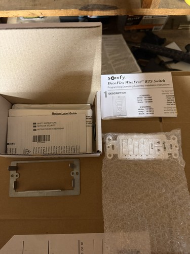 Somfy switch 1810813 - 1810813, channel