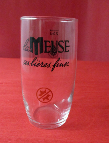 Verre bière meuse - meuse-, ses