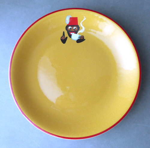 Assiette publicitaire chocolat - assiette,