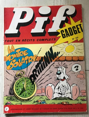 Magazine pif gadget ancien - gadget, n°