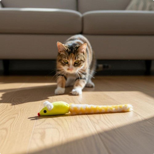 Jouet pour chat longue - jouet,