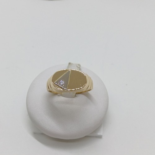 Bague pour homme jaune - en, or