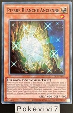 Carte YU-GI-OH! PIERRE BLANCHE ANCIENNE LDK2-FRK05 C NEUF