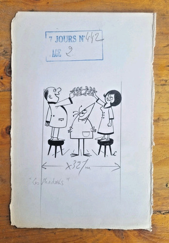 Dessin original andré zubon - dessin,