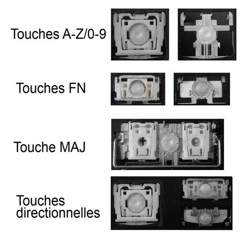 Touche clavier français - touche,