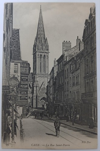 Carte postale ancienne caen - carte,