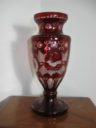 Tchequie grand vase - grand, cristal