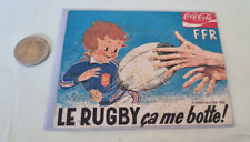 Autocollant /Sticker le RUGBY CA ME BOTTE Avec COCA COLA en 1982