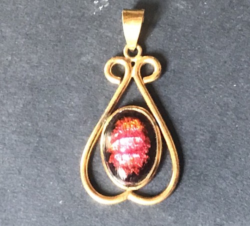 Ancien pendentif émaux sur - ancien,