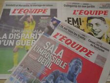 ?  Journal l'équipe Lot 3 N° Emiliano Sala- un guerrier - Football