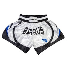 Pantalon Court Muay Thai Boxe Razor II Bleu Thaïlandais Art Martial