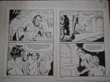Elvifrance 2 planches originales fumetti   de Dino Leonetti sur Maghella