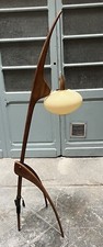 Rispal Lampe Authentique Vintage 50s Mante Religieuse Mid Century Genuine Lamp