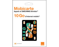 Carte sim prépayée orange 4G