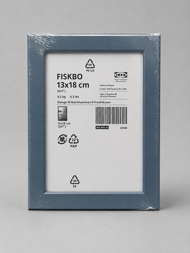 Cadre photo ikea fiskbo gris - cadre, fiskbo,