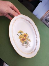 Plat ovale faïence GIEN