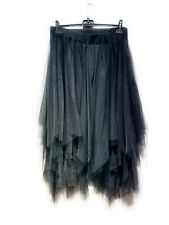 Superbe Jupe Femmes Jupon en Tulle Carnaval Costume de Long Noir Neuf