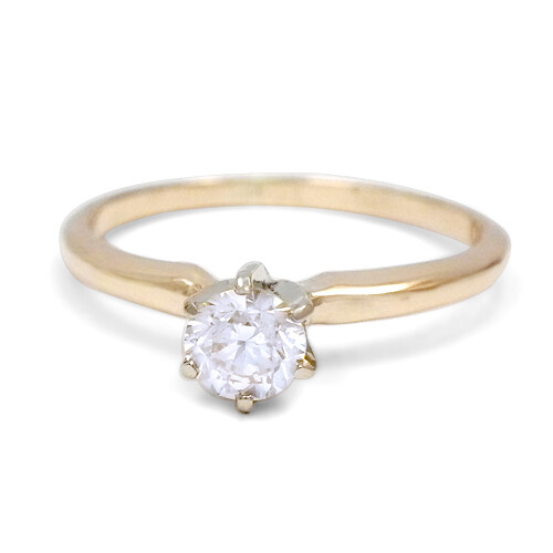 14k jaune diamant - 14k,
