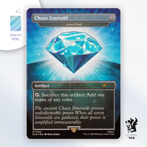 Chaos emerald blue lotus petal - chaos,