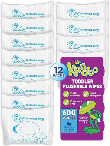 New kandoo 12pk flushable - new,