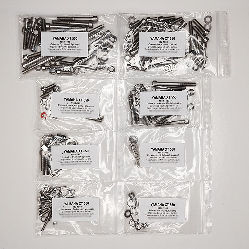 Yamaha 550 1982 1983 kit - 550,