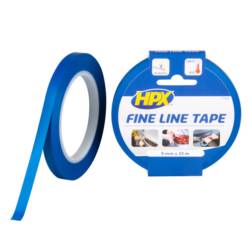 Ruban adhesif ligne fine - fine, bleu