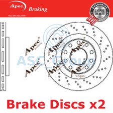 2x Apec BRAKING 320mm Cross