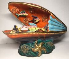 Lampe Veilleuse Trompe L'œil Aquarium Vintage Vallauris H 26 L 36 l 18 Cm