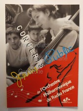 CONCERTS JEUNE PUBLIC ORCHESTRE PHILARMONIQUE RADIO FRANCE   carte postale 