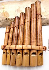 Flûte de pan en bambou et