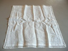 mouchoir ancien en coton