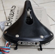 Selle Luxe BROOKS B17 IM CARVED BLACK Cuir Velo Vtc Vtt route 