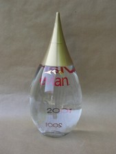 Bouteille Evian collector 2001 avec étiquette goutte 1 l neuve pleine scellée