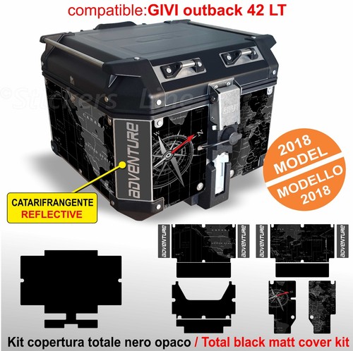 Autocollants top case givi - autocollants, 42