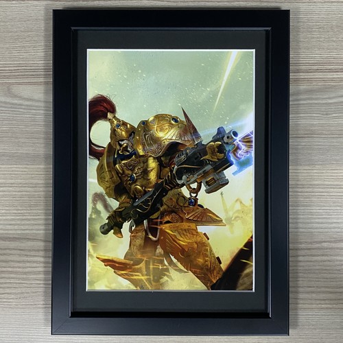 Adeptus custodes art encadré - adeptus,