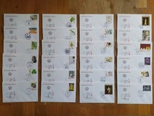 47 enveloppes Timbres premiers jours FDC Année 2004 sans double année complète ?
