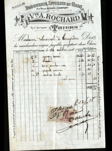 Thiers epicerie droguerie - thiers, (63)