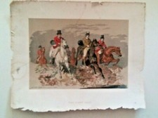 Litho gravure ancienne J.F. Herring  " The Right Sort " 