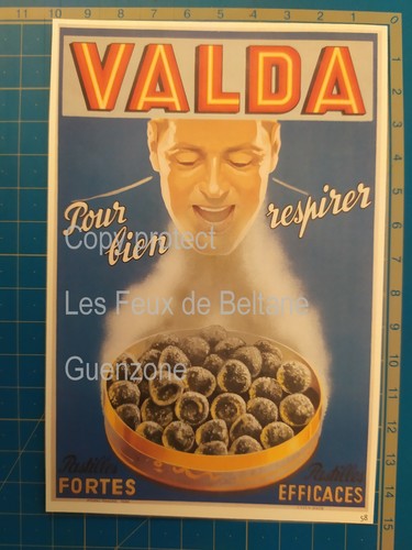 Pastilles valda publicité - pastilles,