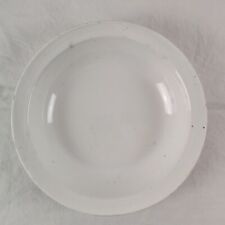 Plat Rond En Faïence Blanche