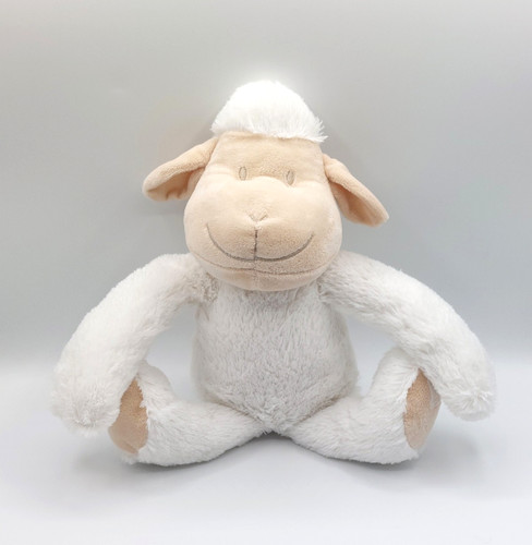 Peluche doudou mouton blanc