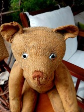 Rare ours ancien Fadap 1925 /1930 old antique jointed French teddy bear 58 cm