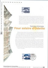 2022 Document officiel Timbre N°5566 Four solaire d'Odeillo
