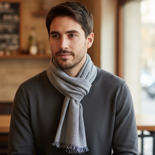 Echarpe chèche tendance homme - chèche,