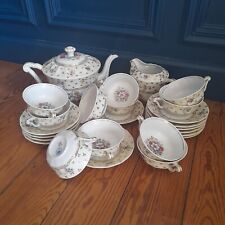 Service A Café/thé Raynaud Et Cie Limoges Doré /fleurs