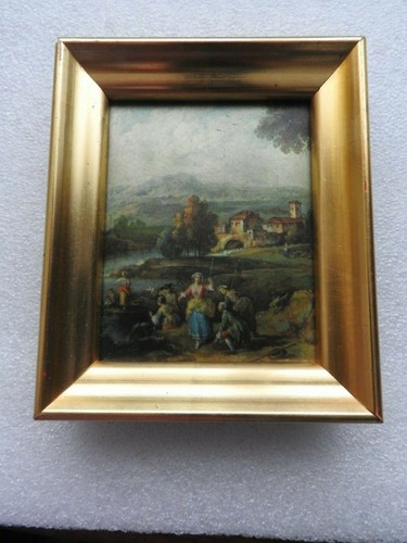 Ancien tableau peinture sur - peinture,
