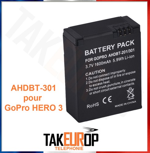 Batterie pour gopro hero - hero,