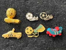h 6 PINS PIN ENAMEL FOOTBALL SOCCER FOOT SHOES ADIDAS BASKET