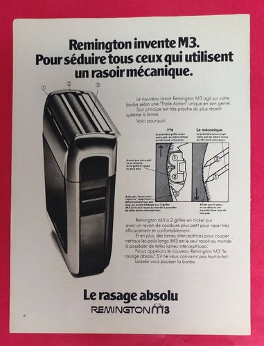 Publicité presse rasoir - publicité, de
