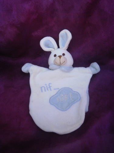Doudou marionnette lapin - marionnette,